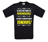 Grappig vakantie T-shirt Tenerife