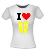 foto 10 I love teenslippers T-shirt
