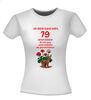 foto 14 Ik ben dan wel 79 jaar geworden! Geworden! ik zit nog niet achter de geraniums! verjaardag T-shirt