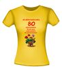 foto 16 Ik ben dan wel 80 jaar geworden! ik zit nog niet achter de geraniums! verjaardag T-shirt