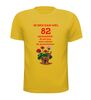 foto 15 Ik ben dan wel 82 jaar geworden! Geworden! ik zit nog niet achter de geraniums! verjaardag T-shirt