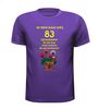 foto 3 Ik ben dan wel 83 jaar geworden! Geworden! ik zit nog niet achter de geraniums! verjaardag T-shirt