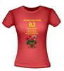 foto 8 Ik ben dan wel 83 jaar geworden! Geworden! ik zit nog niet achter de geraniums! verjaardag T-shirt