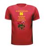 foto 7 Ik ben dan wel 86 jaar geworden! Geworden! ik zit nog niet achter de geraniums! verjaardag T-shirt