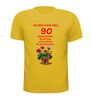 foto 15 Ik ben dan wel 90 jaar geworden! Geworden! ik zit nog niet achter de geraniums! verjaardag T-shirt