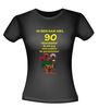 foto 2 Ik ben dan wel 90 jaar geworden! Geworden! ik zit nog niet achter de geraniums! verjaardag T-shirt