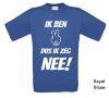 foto 2 Ik ben twee dus ik zeg nee shirt