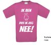 foto 3 Ik ben twee dus ik zeg nee shirt