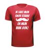 foto 4 Ik laat mijn snor staan en mijn buik ook grappig T-shirt