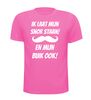 foto 6 Ik laat mijn snor staan en mijn buik ook grappig T-shirt