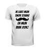 foto 7 Ik laat mijn snor staan en mijn buik ook grappig T-shirt