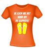 foto 10 Ik loop me het vuur uit de slippers shirt