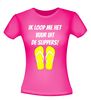 foto 12 Ik loop me het vuur uit de slippers shirt