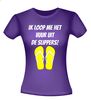 foto 4 Ik loop me het vuur uit de slippers shirt