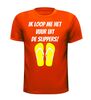 foto 9 Ik loop me het vuur uit de slippers shirt