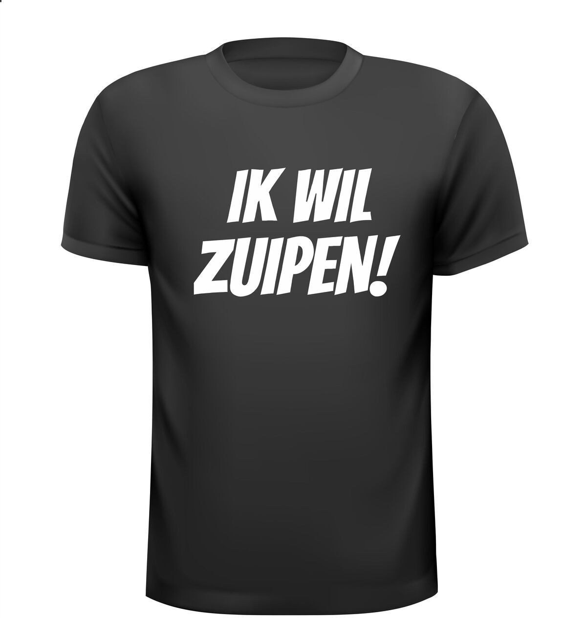 Ik wil zuipen t-shirt