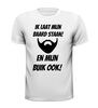 foto 7 supergrappig T-shirt Ik laat mijn baard staan en snor ook!