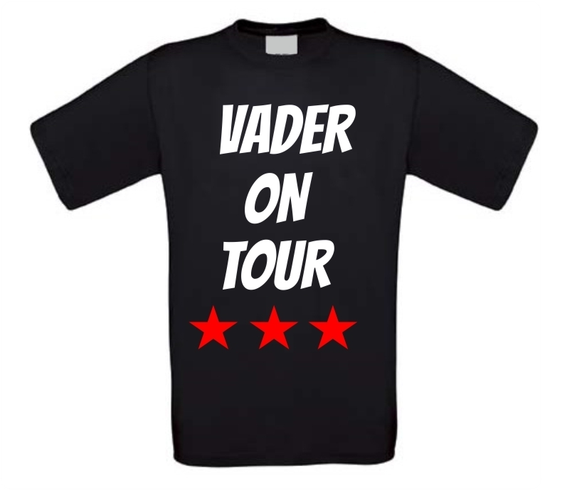 Vader on tour shirt