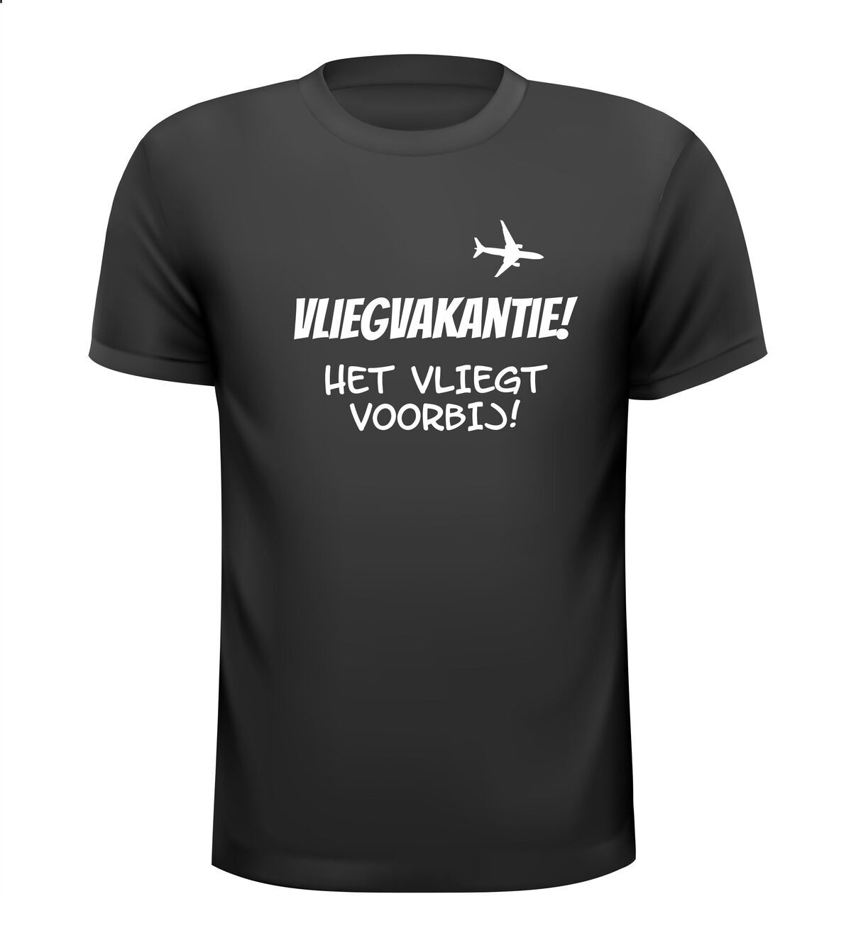 Vliegvakantie het vliegt voorbij shirt