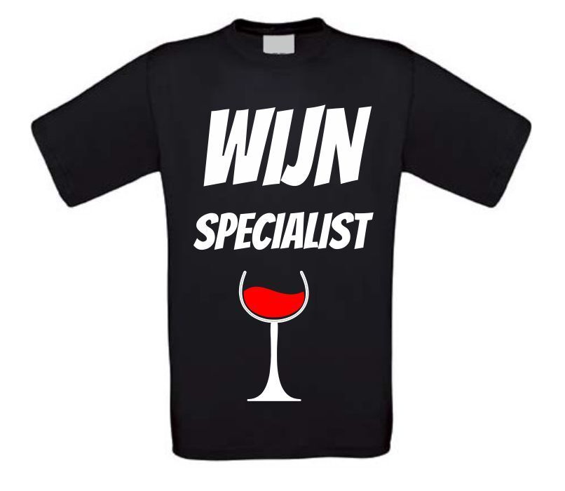 Wijn specialist shirt