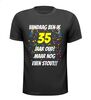 35 jaar verjaardag shirt oud en stout