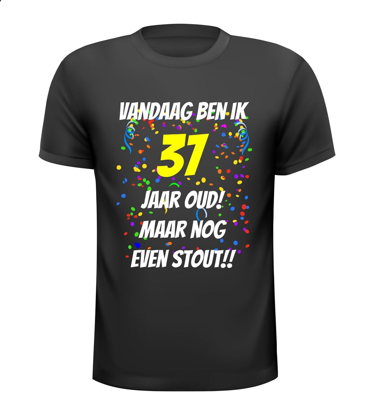 37 jaar oud verjaardag shirt 