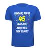 foto 5 45 oud en stout verjaardag shirt