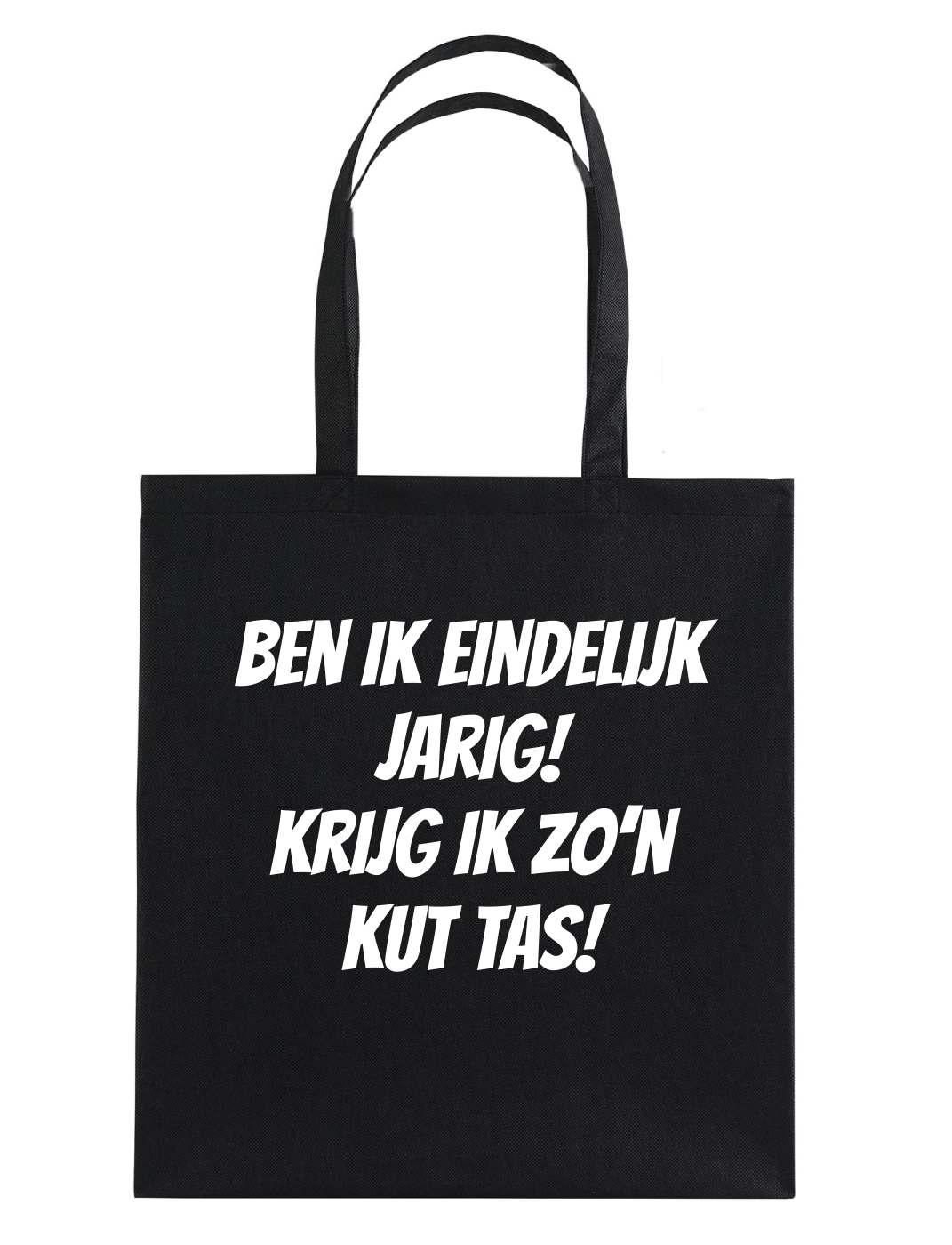 Ben ik eindelijk jarig! Krijg ik zo’n kut tas!