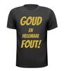 Goud en helemaal fout party T-shirt