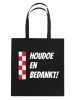 Houdoe en bedankt boodschappentas