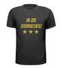 ik zie sterretjes glitter goud T-shirt
