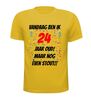 foto 15 leeftijd shirt 24 jaar oud verjaardag