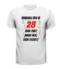 foto 13 Leuk en grappig shirt 28 jaar verjaardag