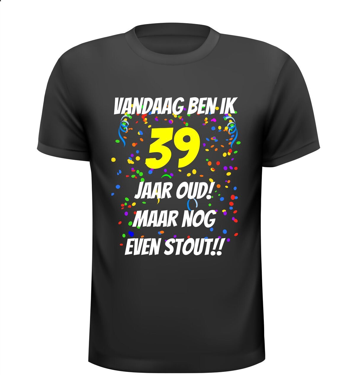 orgineel verjaardag shirt 39 jaar