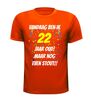 foto 9 verjaardag shirt voor 22e verjaardag 22 jaar oud en nog even stout