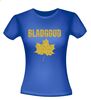 foto 6 Bladgoud glitter goud T-shirt