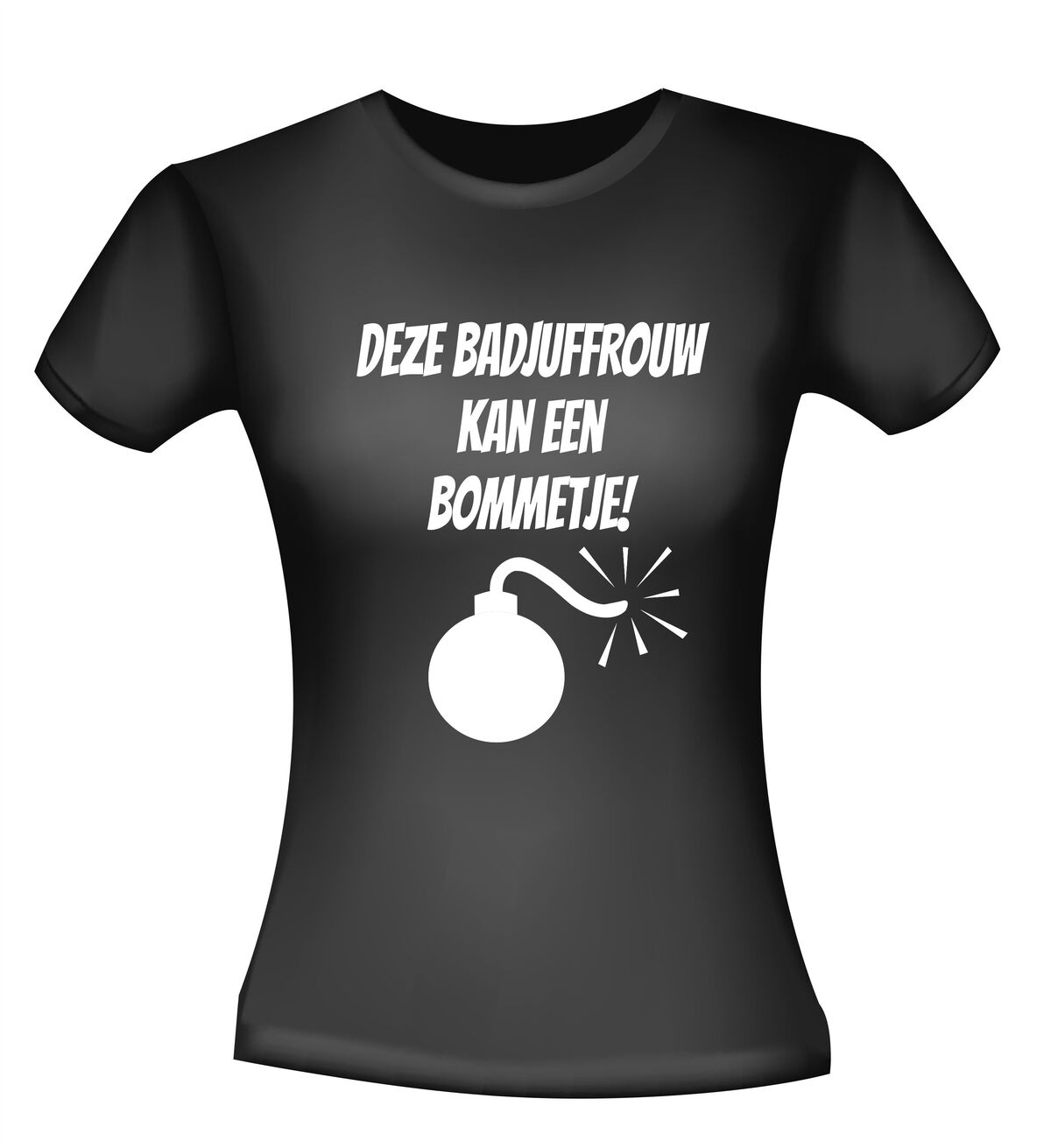 Deze badjuffrouw kan een bommetje T-shirt