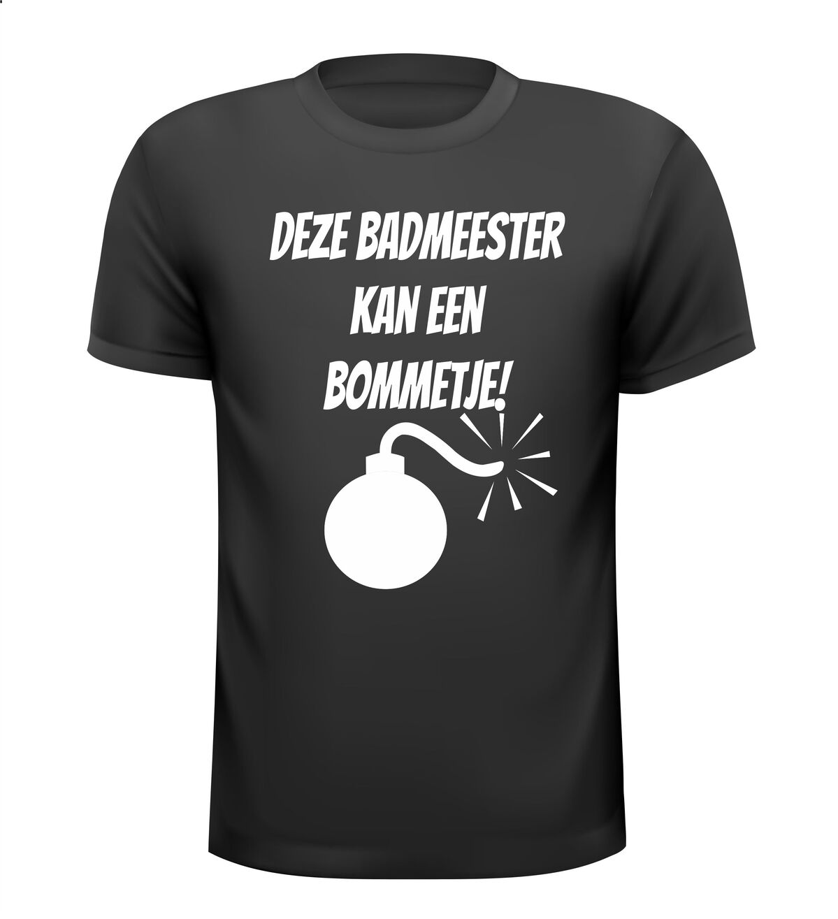 Deze badmeester kan een bommetje shirt