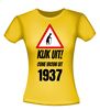 foto 8 Geinig verjaardag T-shirt Kijk uit ouwe vrouw uit 1937
