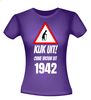 foto 2 Geinig verjaardag T-shirt Kijk uit ouwe vrouw uit 1942