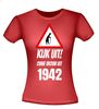 foto 4 Geinig verjaardag T-shirt Kijk uit ouwe vrouw uit 1942