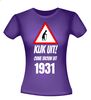 foto 2 Grappig verjaardag T-shirt Kijk uit ouwe vrouw uit 1931