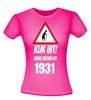 foto 6 Grappig verjaardag T-shirt Kijk uit ouwe vrouw uit 1931