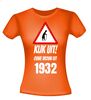 foto 5 Grappig verjaardag T-shirt Kijk uit ouwe vrouw uit 1932