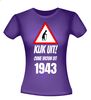 foto 2 Grappig verjaardag T-shirt Kijk uit ouwe vrouw uit 1943