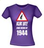 foto 2 Grappig verjaardag T-shirt Kijk uit ouwe vrouw uit 1944