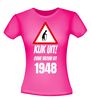 foto 6 Grappig verjaardag T-shirt Kijk uit ouwe vrouw uit 1948