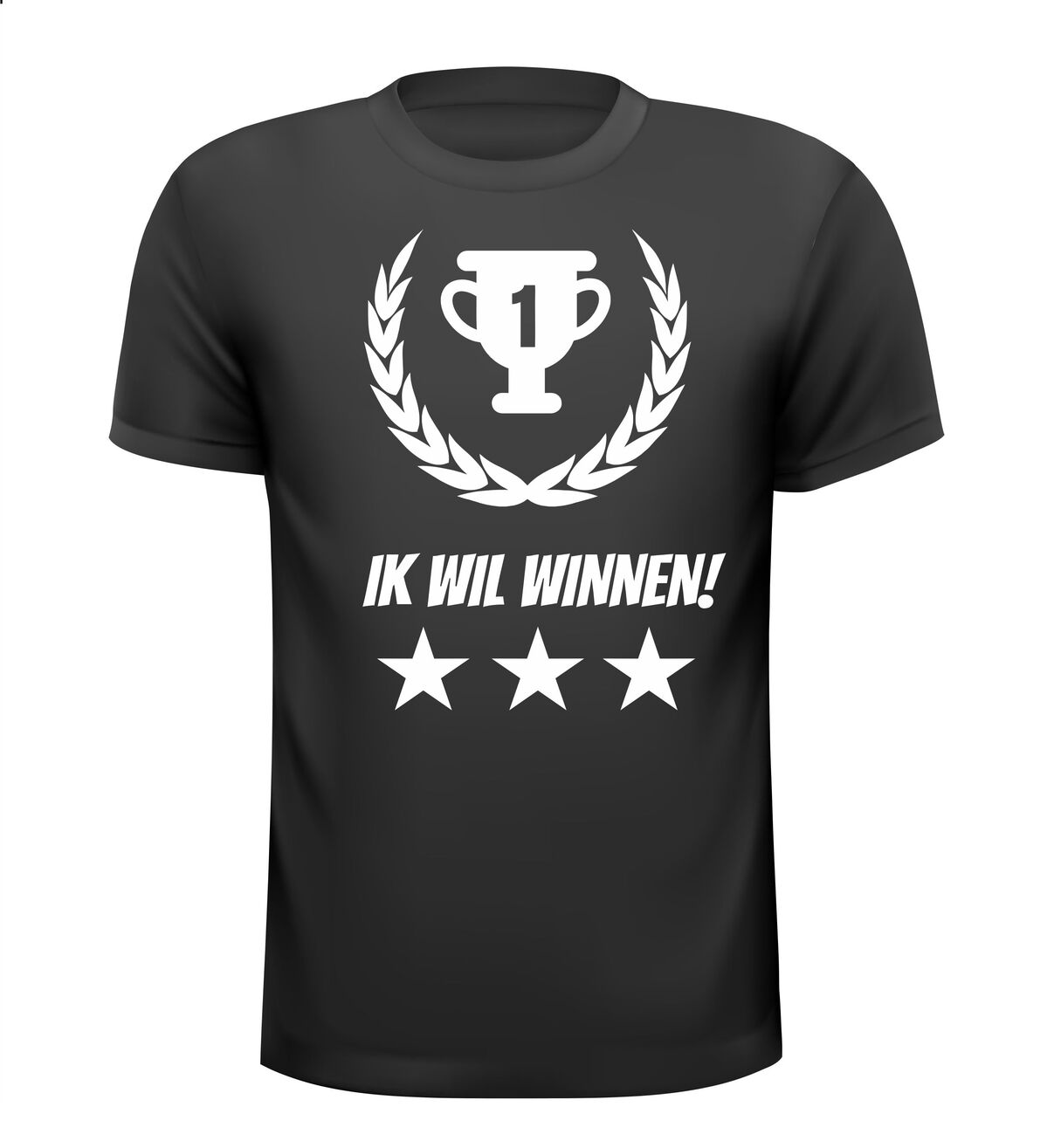 Ik wil winnen T-shirt