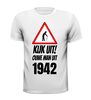 foto 7 Kijk uit! Ouwe man uit 1942 verjaardag shirt