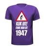 foto 2 Kijk uit! Ouwe man uit 1947 verjaardag shirt
